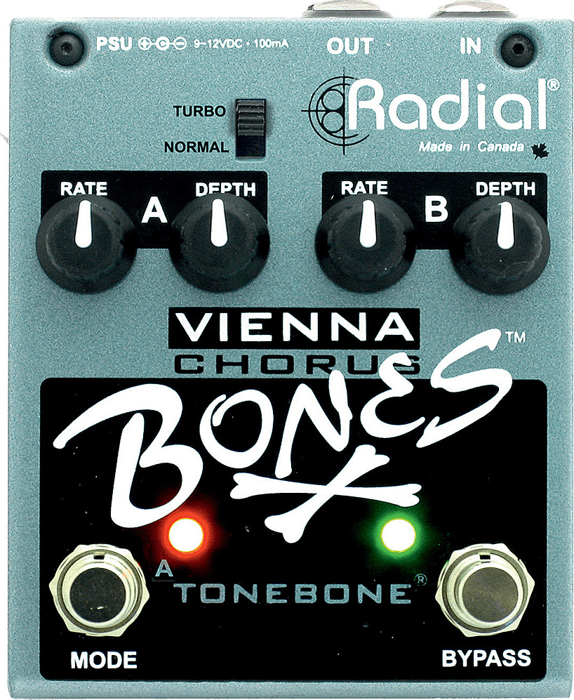 Tonebone Bones Vienna Dual Mode Analog Chorus - PÉdale Chorus / Flanger / Phaser / Tremolo - Main picture