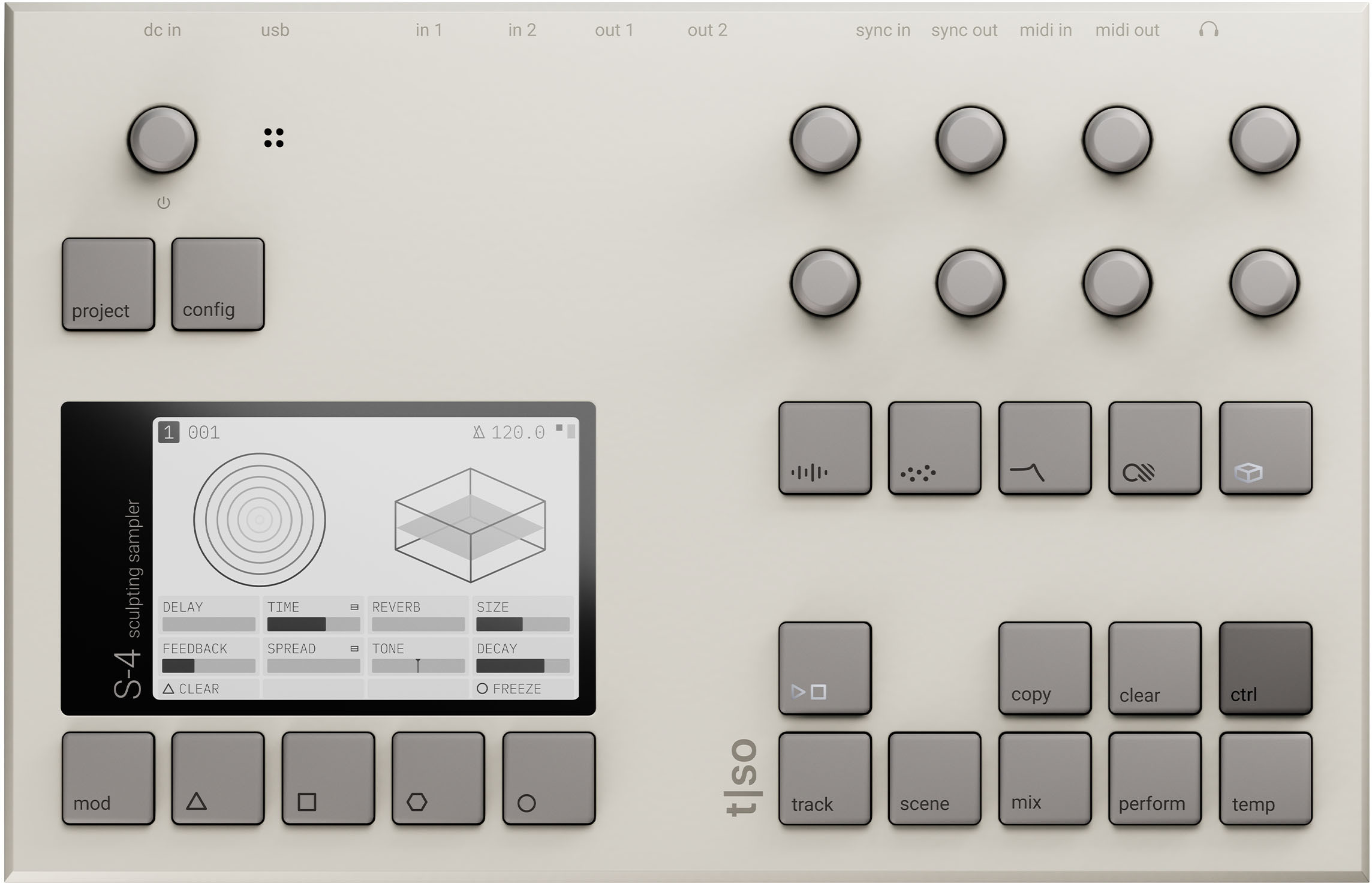 Torso Electronics S-4 Blanc - Sampleur / Groovebox - Main picture