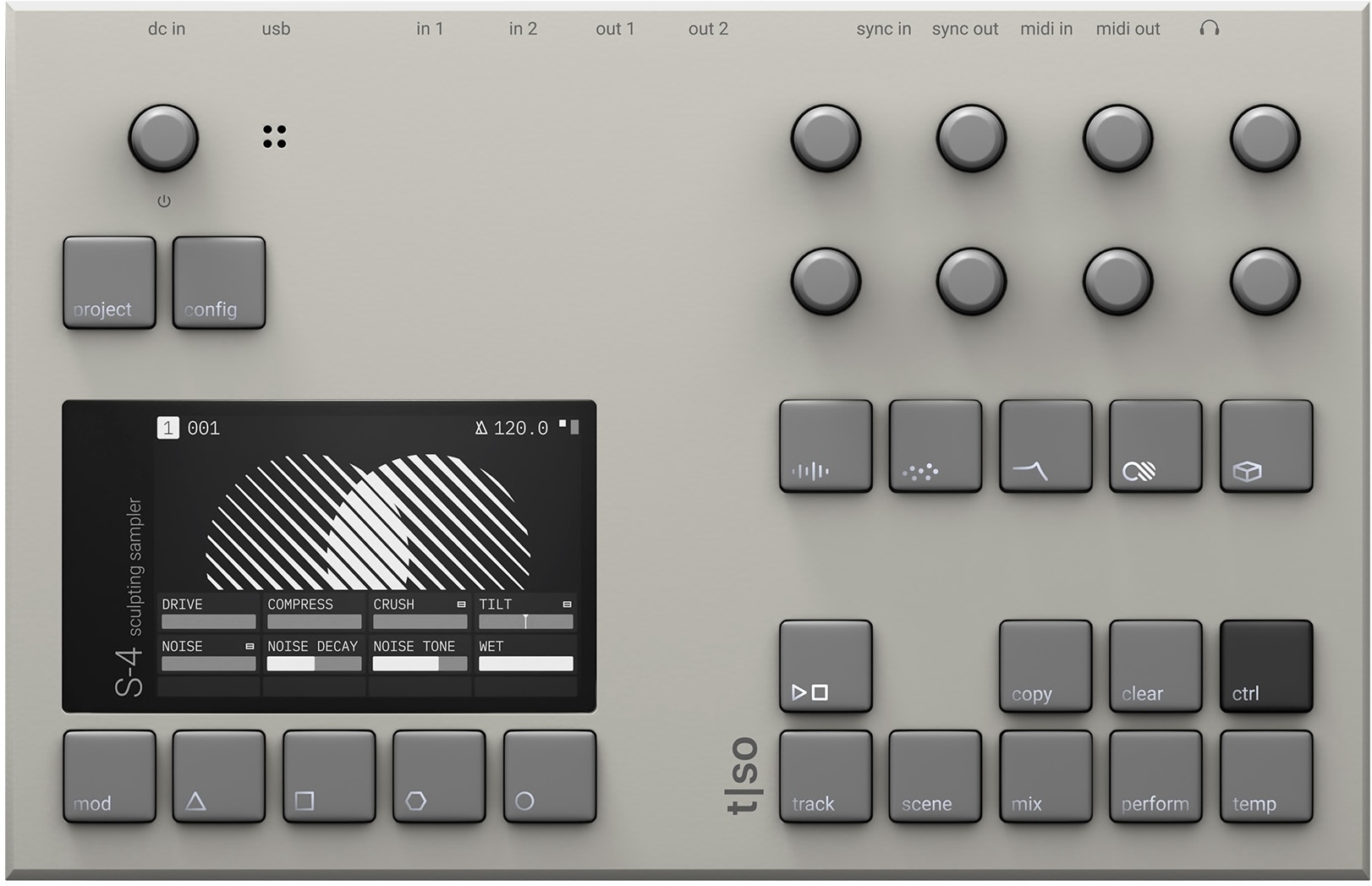 Torso Electronics S-4 White - Sampleur / Groovebox - Main picture