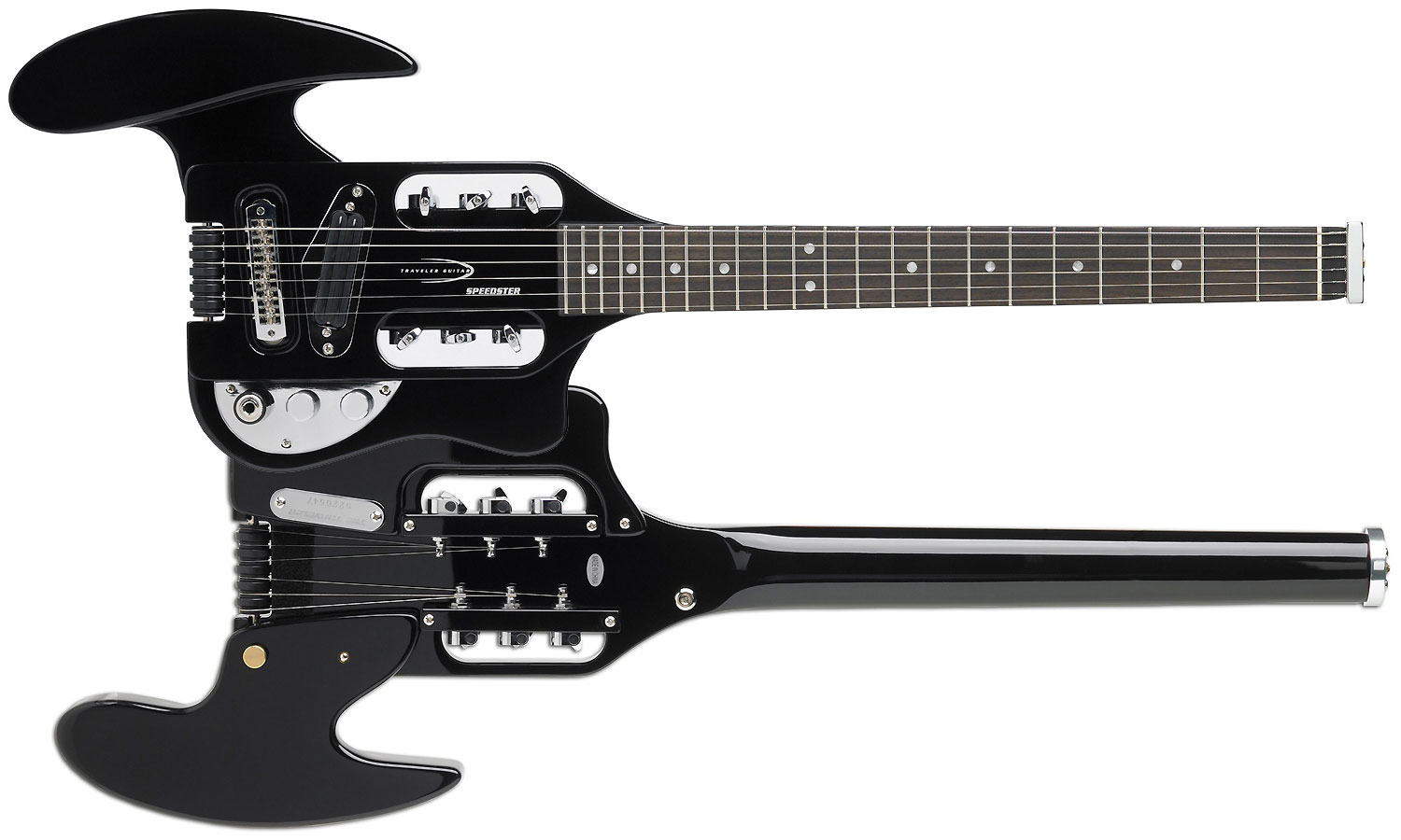 Guitare électrique voyage Traveler guitar Speedster   black noir