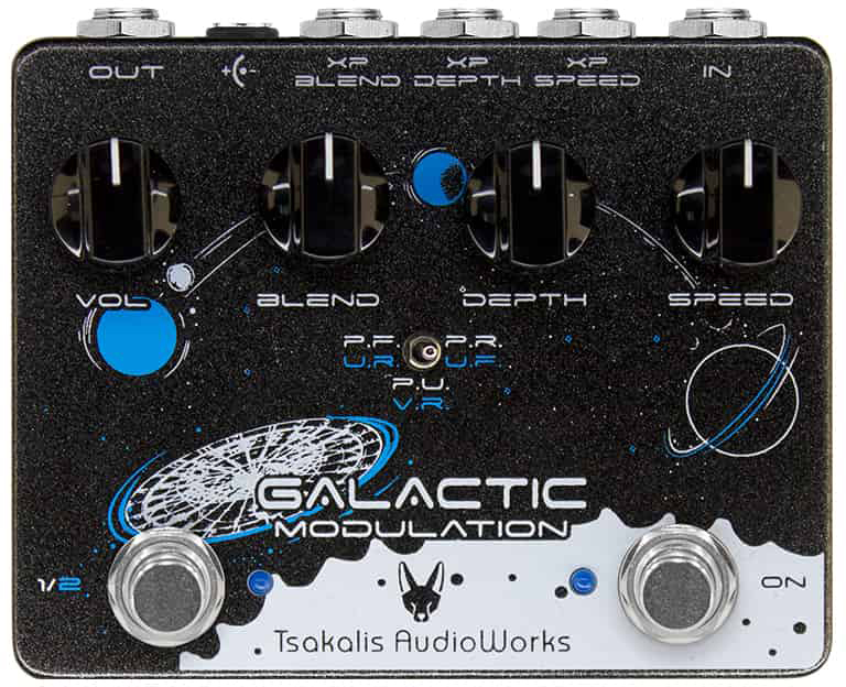 Tsakalis Audioworks Galactic Modulation - PÉdale Chorus / Flanger / Phaser / Tremolo - Main picture