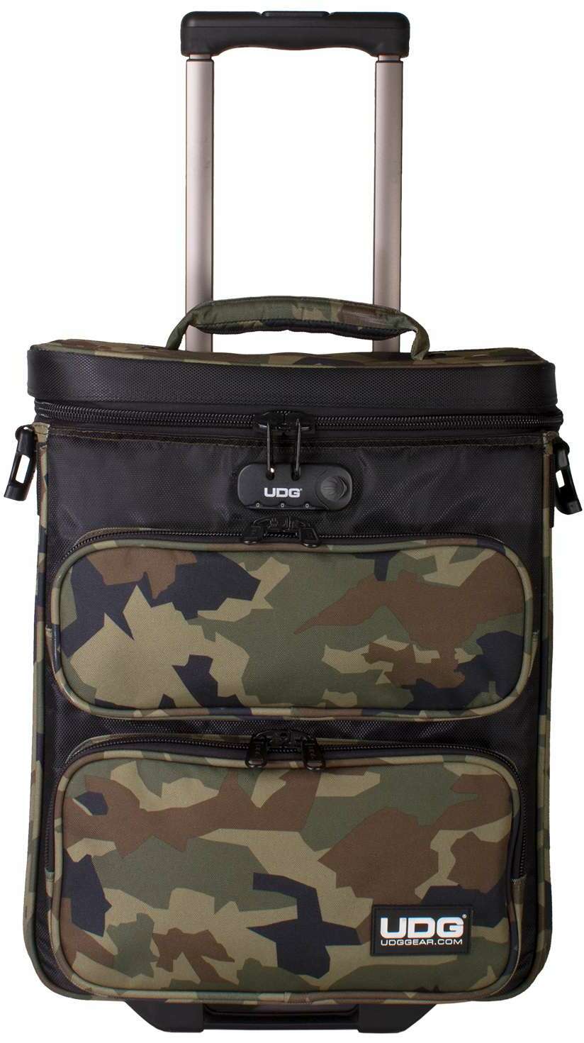 Udg U 9880 Bc-or(digi Trolley To Go Black Camo Orange) - Sac Transport Trolley Dj - Main picture