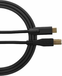 U 96001 BL (Cable USB 2.0 C-B noir droit 1.5M