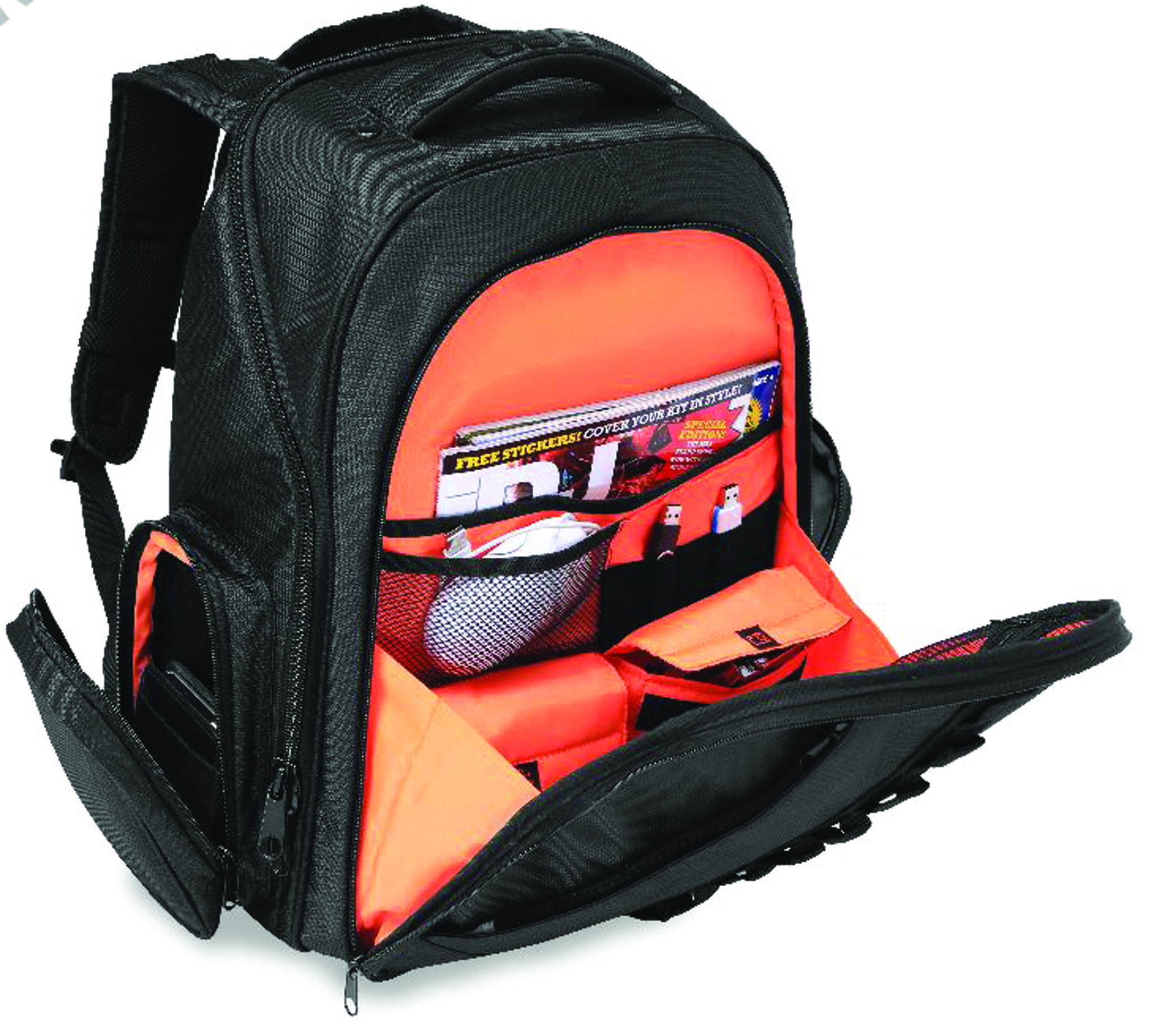 Udg Ultimate Backpack Black/orange - Sac Transport Trolley Dj - Variation 2
