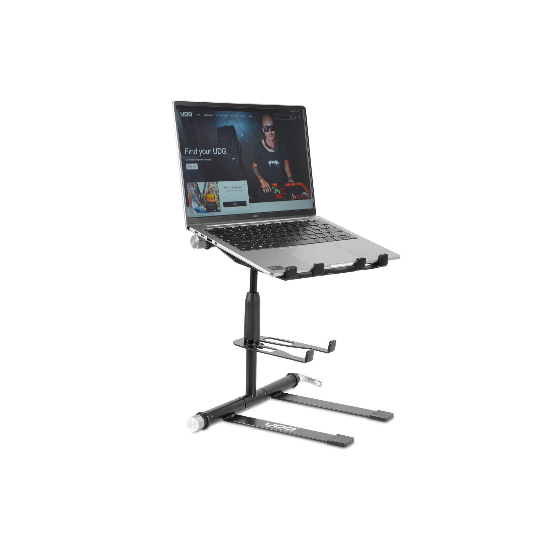 Udg U 96113 Bl (ultimate Digi Laptop Stand) - Stand Et Support Studio - Variation 1