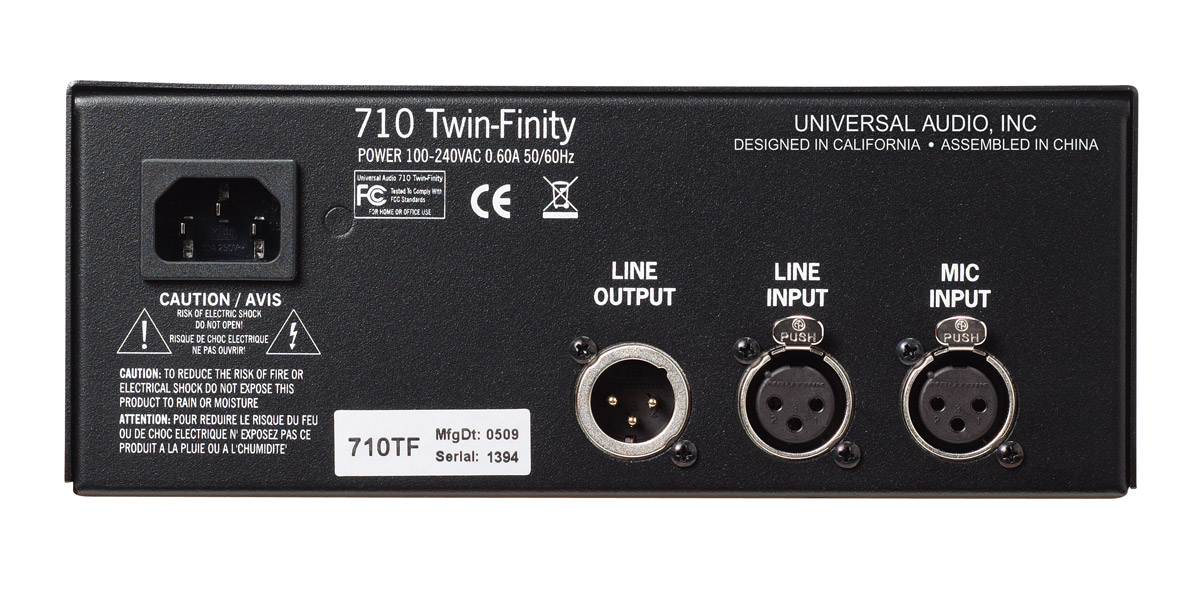 Universal Audio 710 Twin Finity - PrÉampli - Variation 1