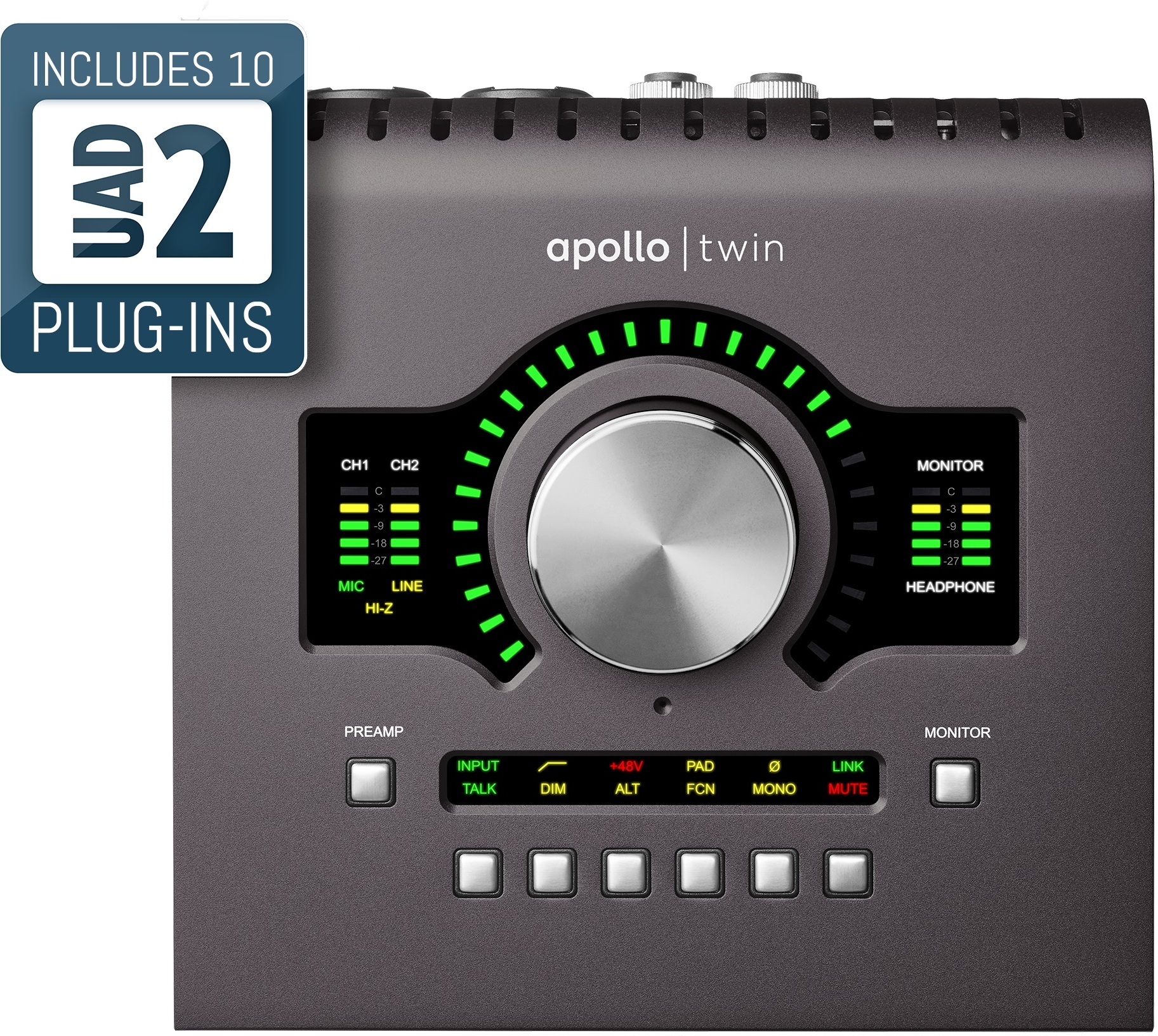 Universal Audio Apollo Twin Mkii Duo - Carte Son Thunderbolt - Main picture