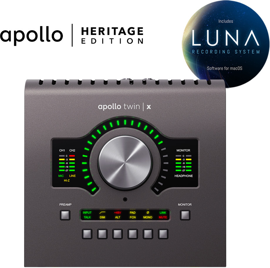 Universal Audio Apollo Twin X Quad Heritage Edition - Carte Son Thunderbolt - Main picture