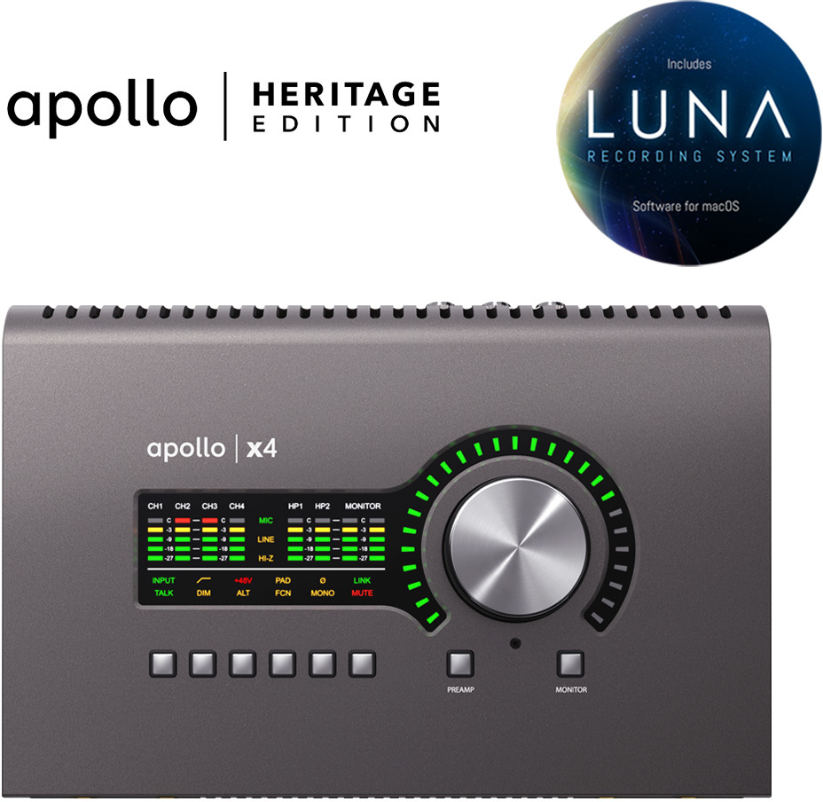 Universal Audio Apollo X4 Heritage Edition - Carte Son Thunderbolt - Main picture