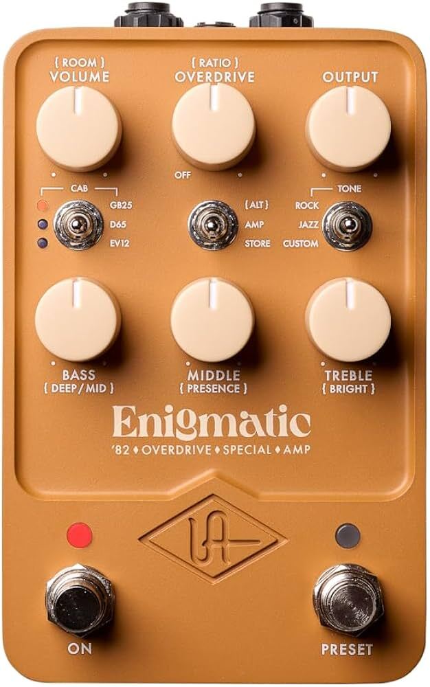 Universal Audio Uafx Enigmatic '82 Overdrive Special Amp - Simulation ModÉlisation Ampli Guitare - Main picture