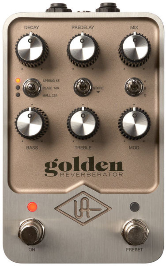 Universal Audio Uafx Golden Reverberator - PÉdale Reverb / Delay / Echo - Main picture