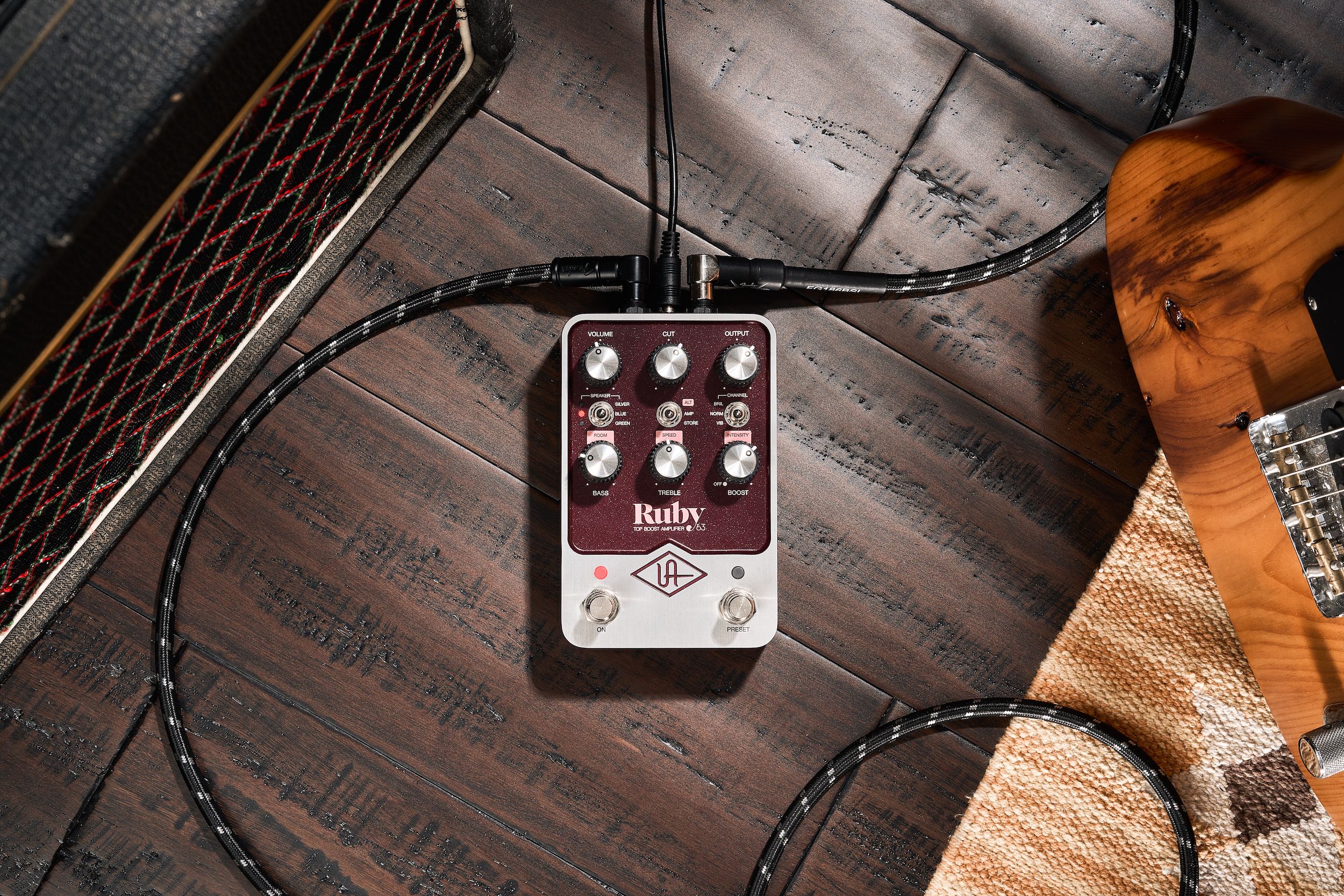 Universal Audio Uafx Ruby '63 Top Boost Amplifier - Simulation ModÉlisation Ampli Guitare - Variation 1