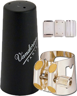 Vandoren Optimum Lc03p Ligature Et Couvre Bec Clarinette Plastique - Couvre Bec Clarinette - Main picture