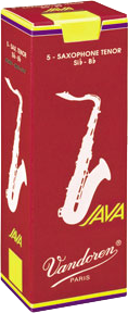 Vandoren Sr2735r Sax Tenor Java Red N3.5 / Boite De 5 - Anche Saxophone - Main picture