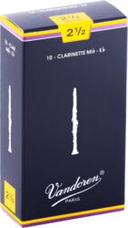 Anche clarinette Vandoren CR1125 Clarinette Mib Force 2,5 (Box x10)