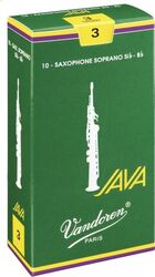 Anche saxophone Vandoren Java Saxophone Soprano n°2 (Box x10)