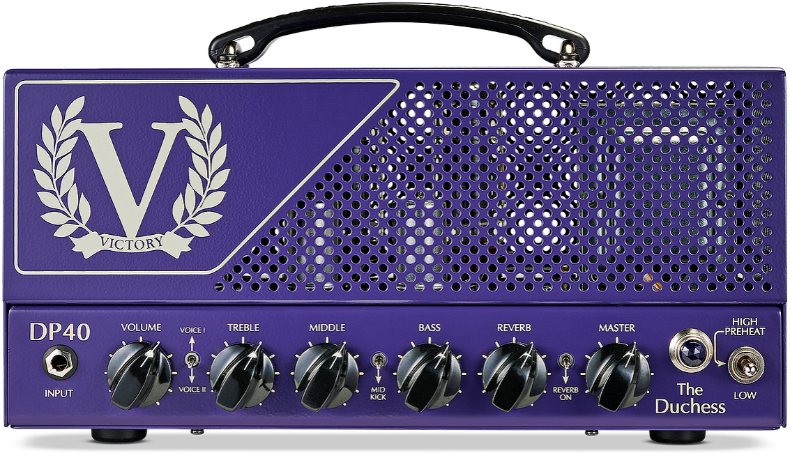 Victory Amplification Danish Pete Dp40 The Duchess Head 0,5/1,5/7/42w Purple - Ampli Guitare Électrique TÊte / PÉdale - Main picture