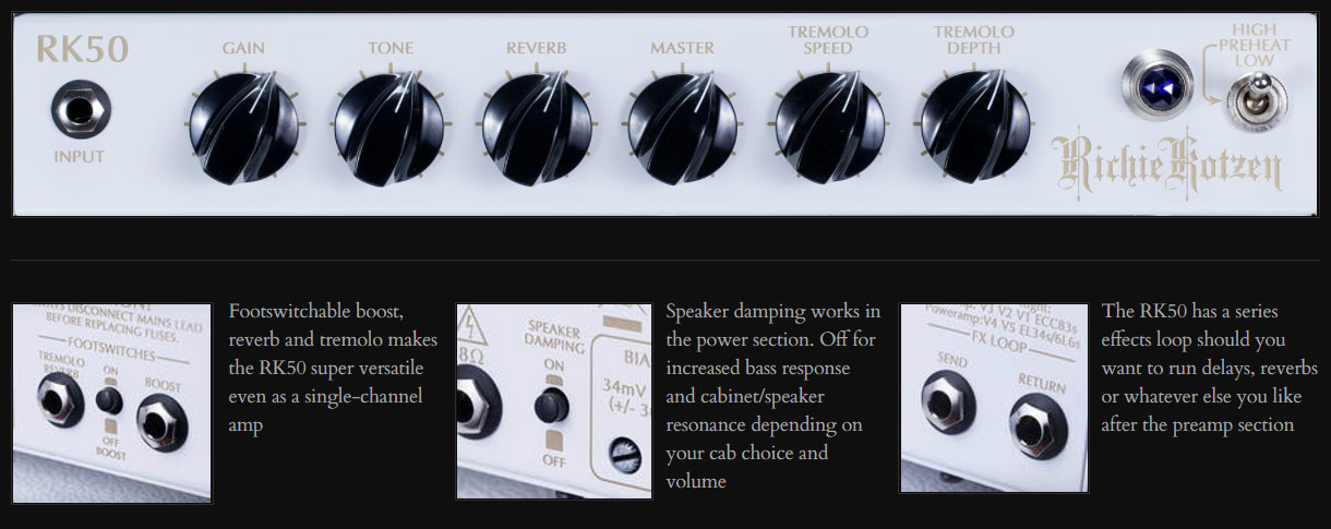 Victory Amplification Richie Kotzen Rk50 Head 9/50w - Ampli Guitare Électrique TÊte / PÉdale - Variation 2