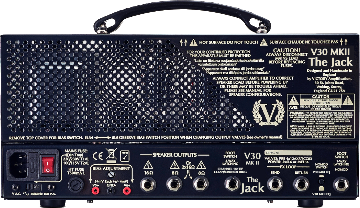 Victory Amplification V30 The Jack Mkii Head 6/42w - Ampli Guitare Électrique TÊte / PÉdale - Variation 1