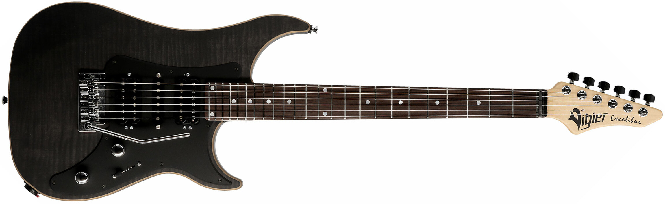 Vigier Excalibur Special Hsh Trem Rw - Black Diamond Matte - Guitare Électrique Forme Str - Main picture