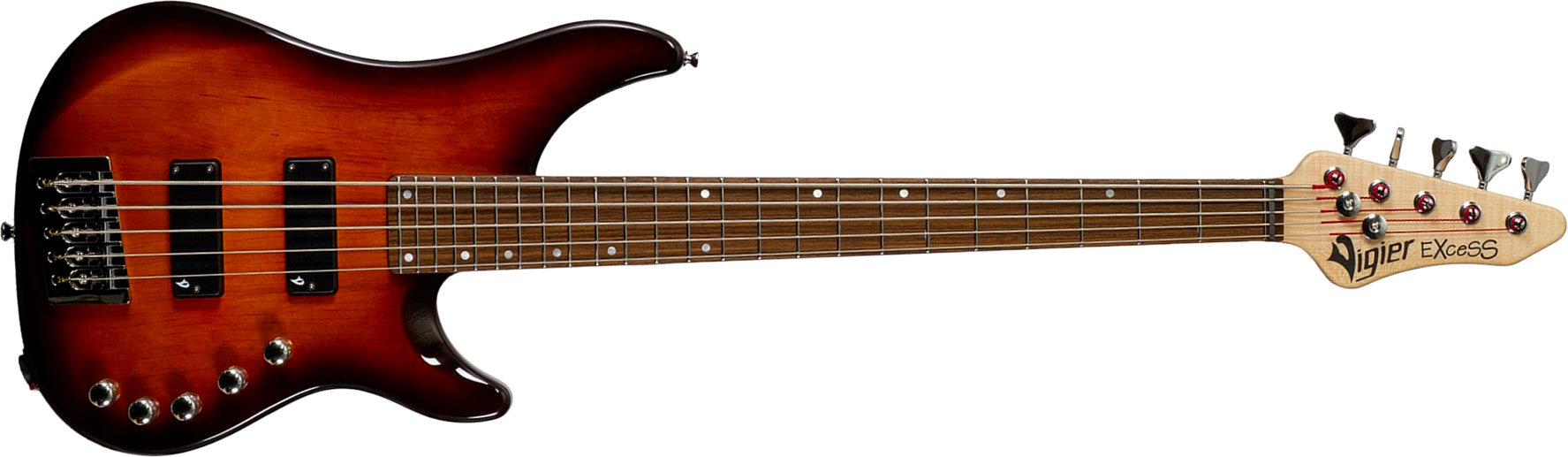Vigier Excess Original 5c Active Rw - Antique Violin - Basse Électrique Solid Body - Main picture