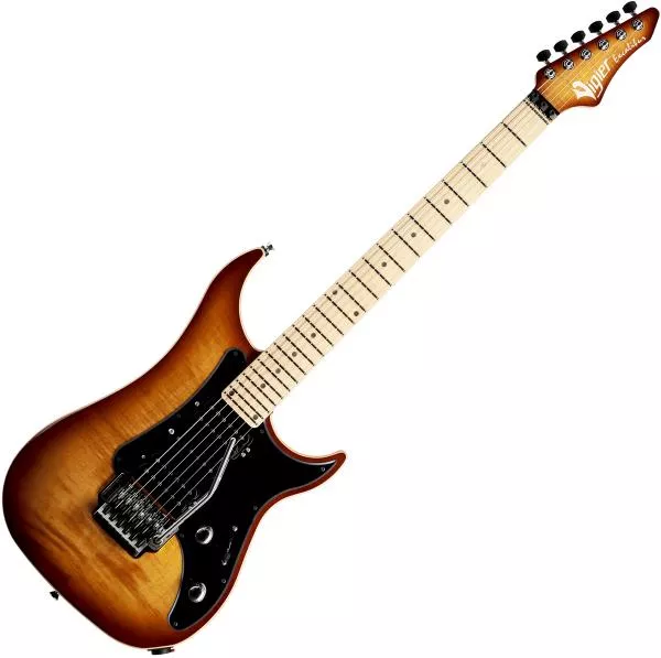 Guitare électrique solid body Vigier                         Excalibur Custom HSH (MN) - Amber