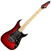 Vigier Excalibur Custom Hsh Mn - Mysterious Red - Guitare Électrique Forme Str - Variation 1