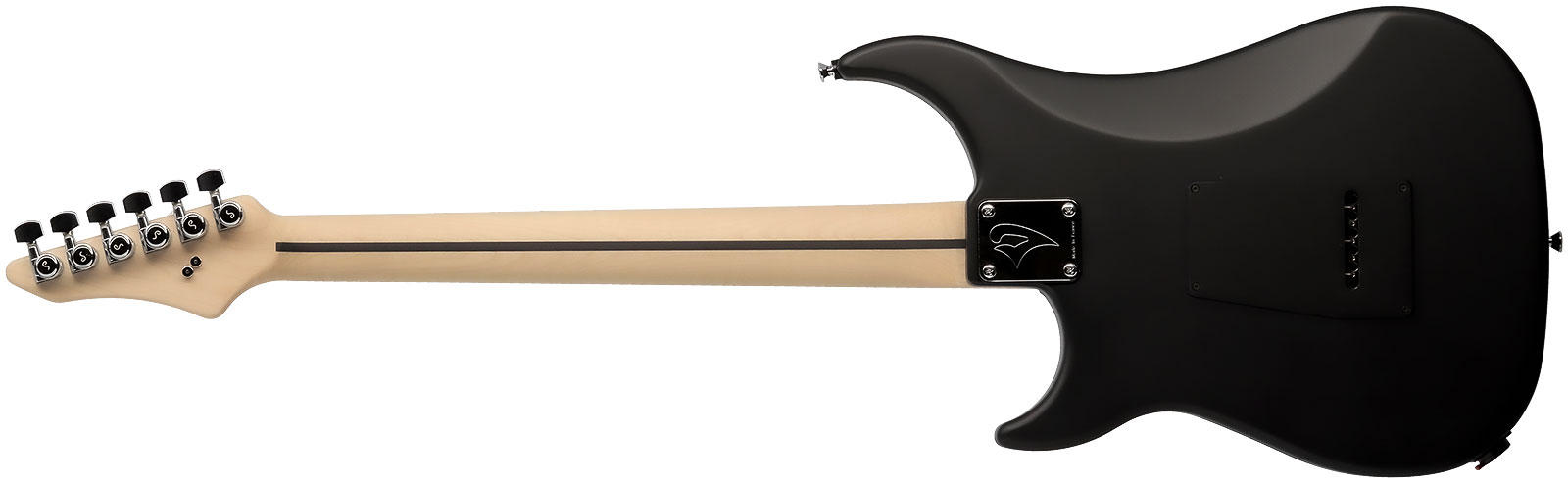 Vigier Excalibur Indus 2h Trem Rw - Black Matte - Guitare Électrique Double Cut - Variation 1