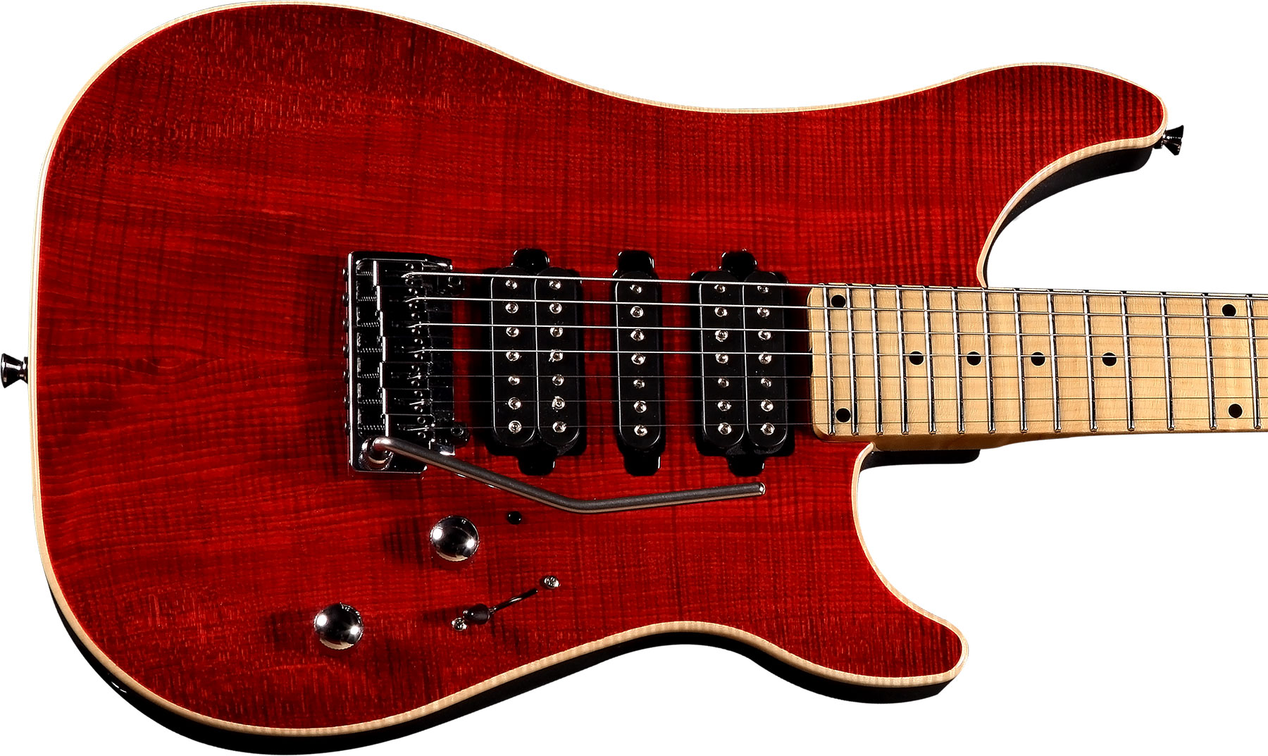 Vigier Excalibur Special 7 Hsh Trem Mn - Ruby - Guitare Électrique 7 Cordes - Variation 1