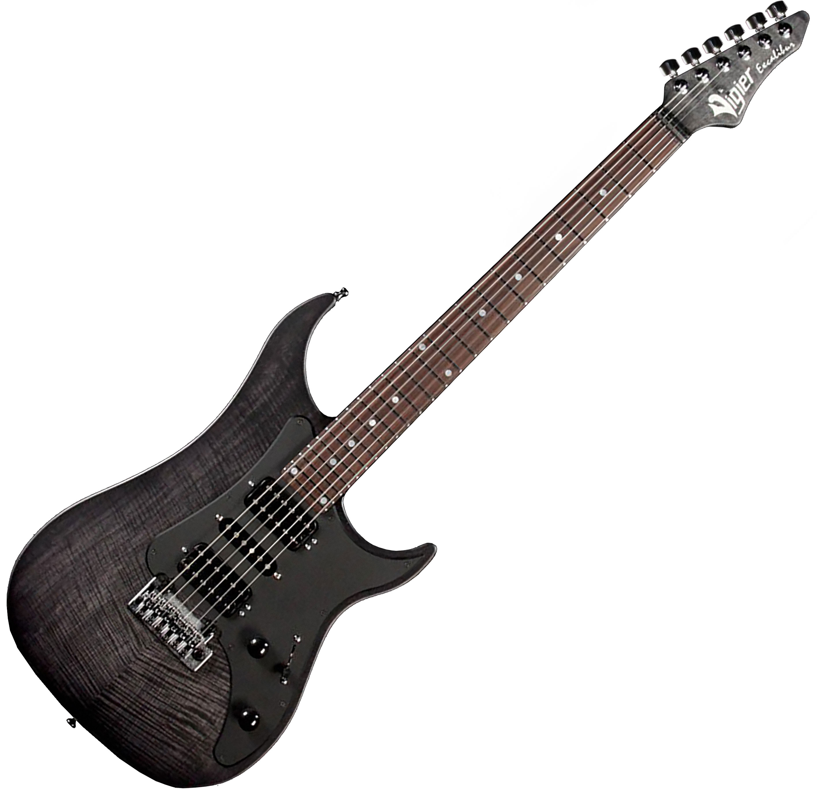 Vigier Excalibur Special Hsh Trem Mn +housse - Velour Noir - Guitare Électrique 7 Cordes - Variation 1