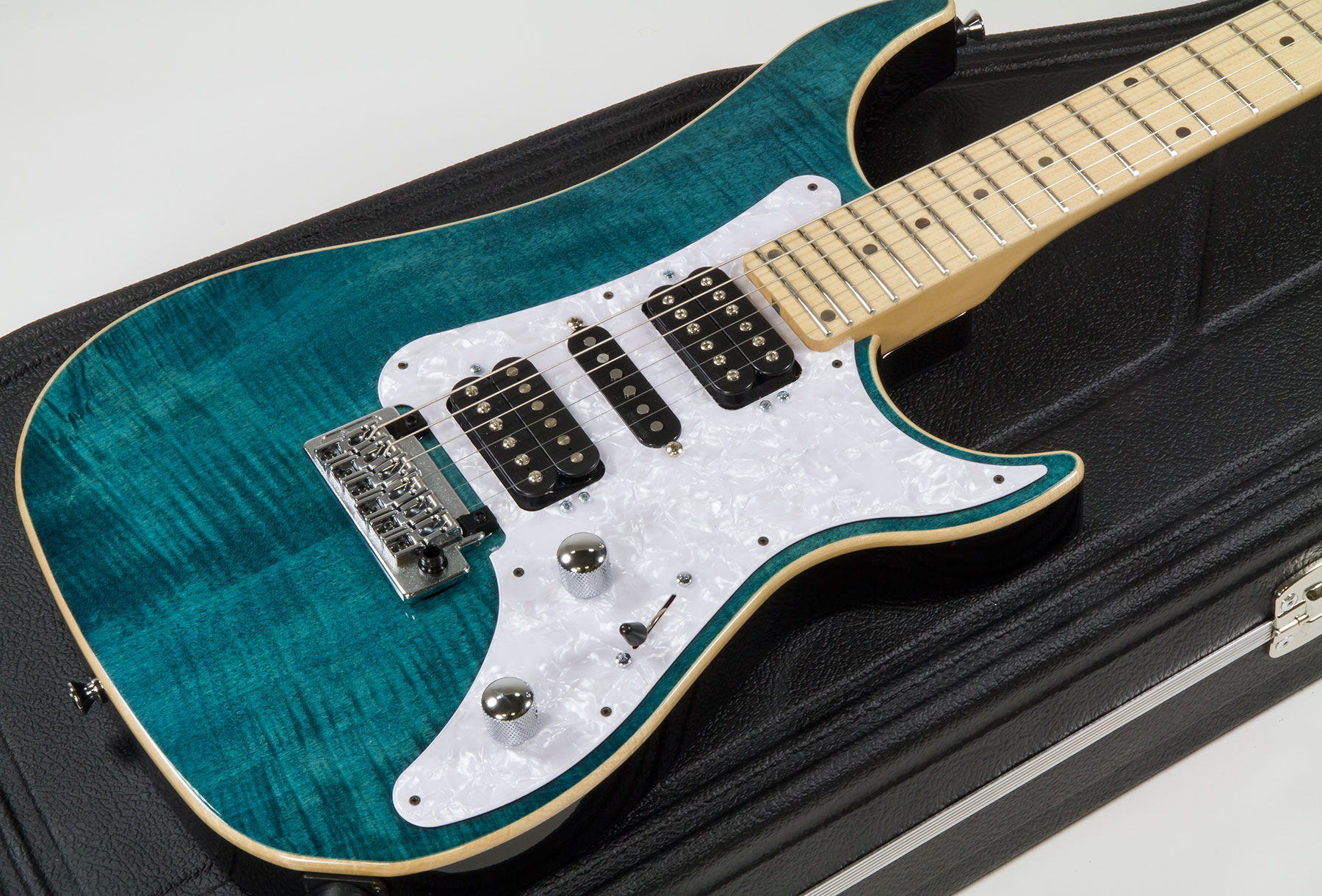 Vigier Excalibur Special Hsh Trem Mn +housse - Deep Blue - Guitare Électrique Double Cut - Variation 1