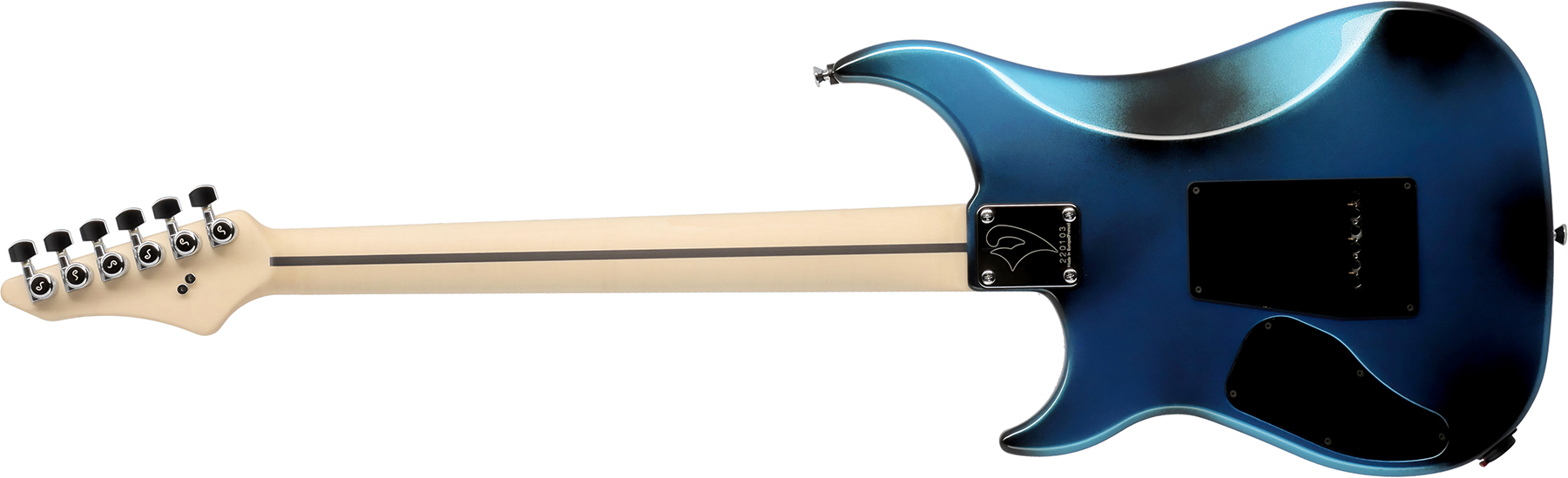 Vigier Excalibur Thirteen 2h Trem Mn - Urban Blue - Guitare Électrique Forme Str - Variation 1