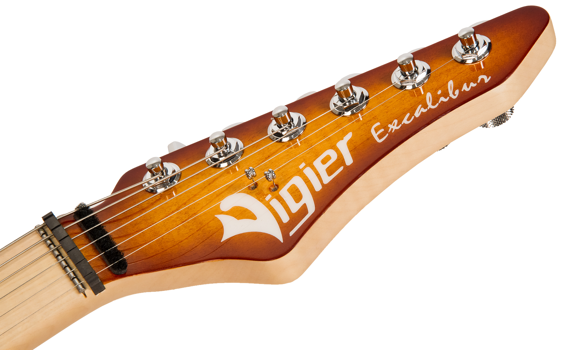 Vigier Excalibur Ultra Blues Hss Trem Mn - Amber - Guitare Électrique Double Cut - Variation 4
