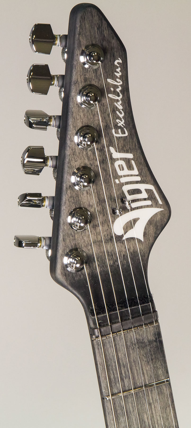 Vigier Excalibur Ultra Blues Hss Trem Mn - Velour Noir - Guitare Électrique Forme Str - Variation 4