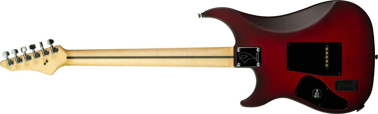 Vigier Excalibur Ultra Hsh Trem Mn - Double Ruby Fade Matte - Guitare Électrique Forme Str - Variation 6