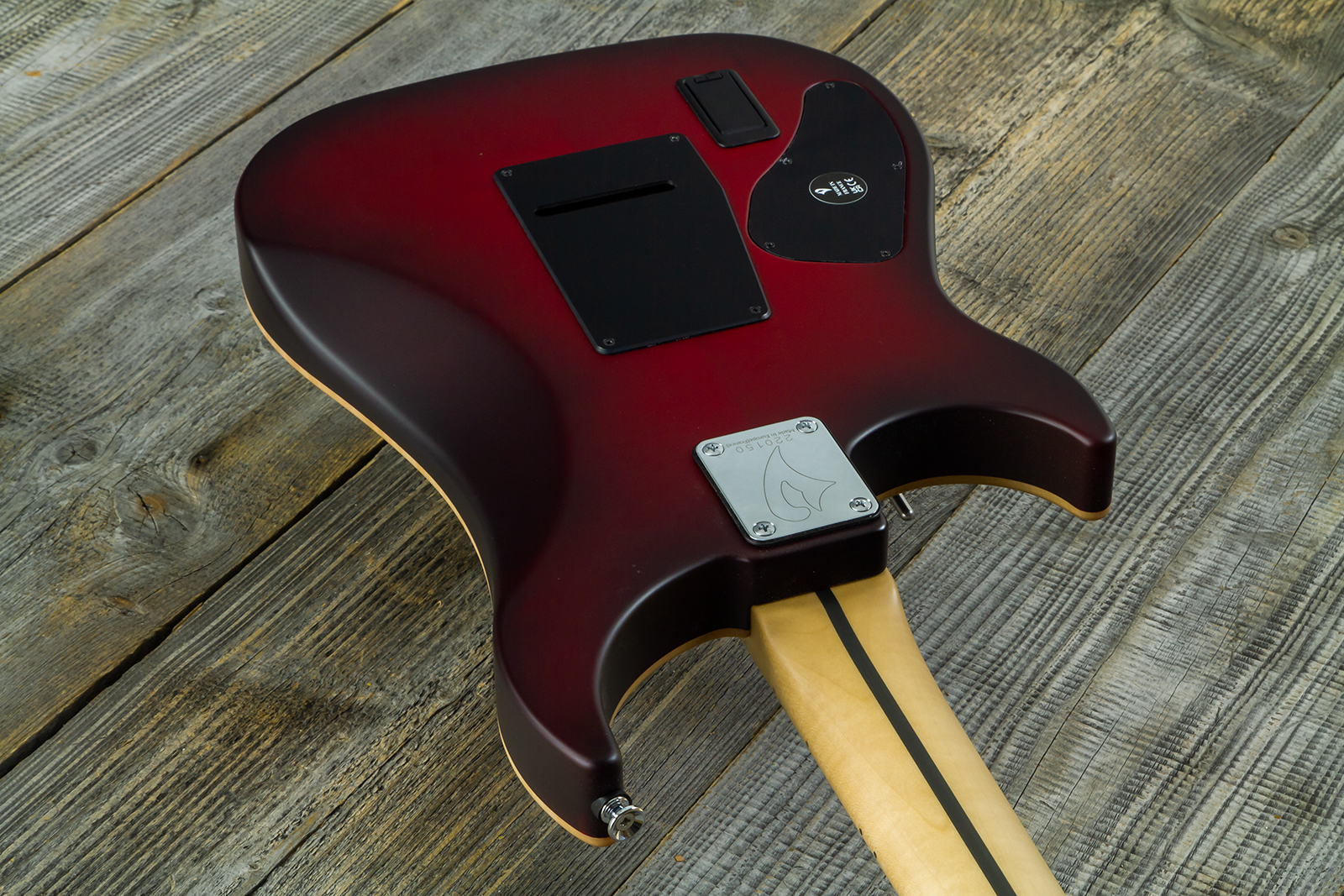 Vigier Excalibur Ultra Hsh Trem Mn - Double Ruby Fade Matte - Guitare Électrique Forme Str - Variation 7
