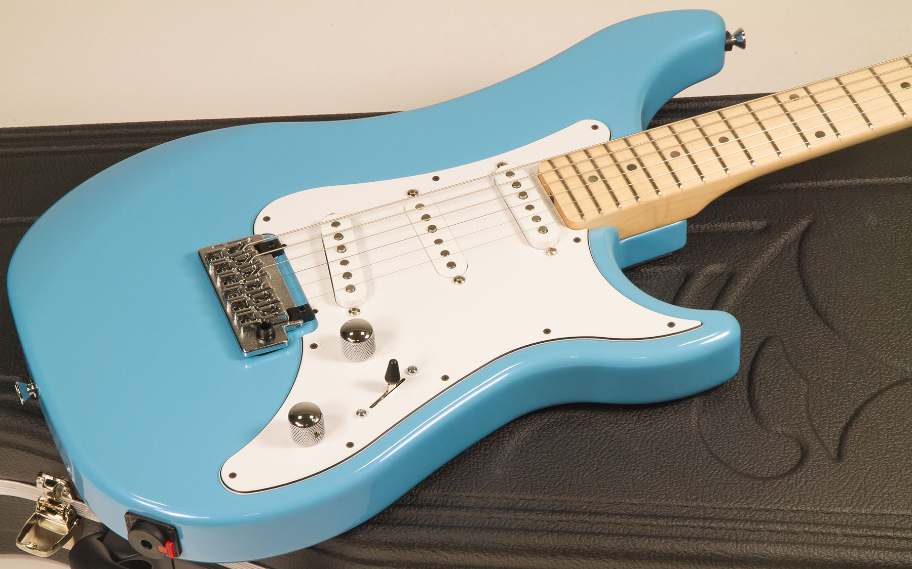 Vigier Expert Classic Rock Sss Trem Mn - Normandie Blue - Guitare Électrique Forme Str - Variation 1