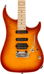 Guitare électrique double cut Vigier                         Excalibur Ultra Blues (HSS, Trem, MN) - Amber