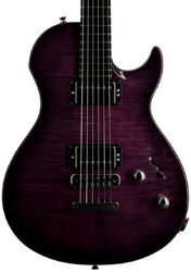 Guitare électrique single cut Vigier                         G.V. Wood - Purple fade