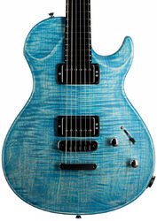 Guitare électrique single cut Vigier                         G.V. Wood - Stonewash blue matt