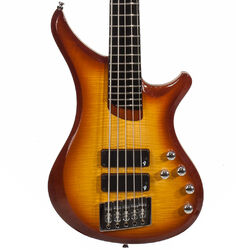 Basse électrique solid body Vigier                         Passion IV 5-String - Amber