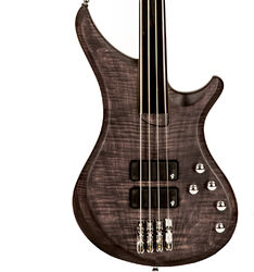 Basse électrique solid body Vigier                         Passion IV Fretless iMetal - Black diamond