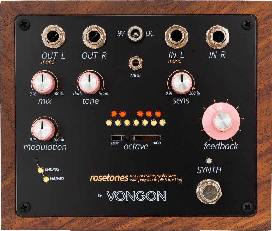 Vongon Rosetones String Synthesizer - PÉdale Overdrive / Distortion / Fuzz - Main picture