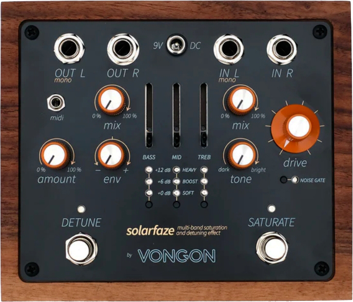 Vongon Solarfaze Saturation & Detuning Effect - PÉdale Overdrive / Distortion / Fuzz - Main picture