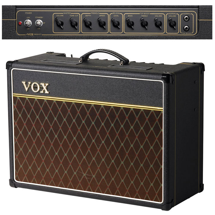 Vox Ac15c1 Custom 15w 1x12 Greenback Black - Ampli Guitare Électrique Combo - Variation 1