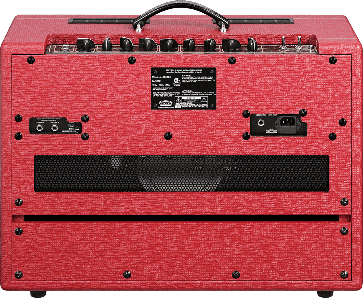 Vox Ac15c1 Limited Edition Classic Vintage Red - Ampli Guitare Électrique Combo - Variation 2