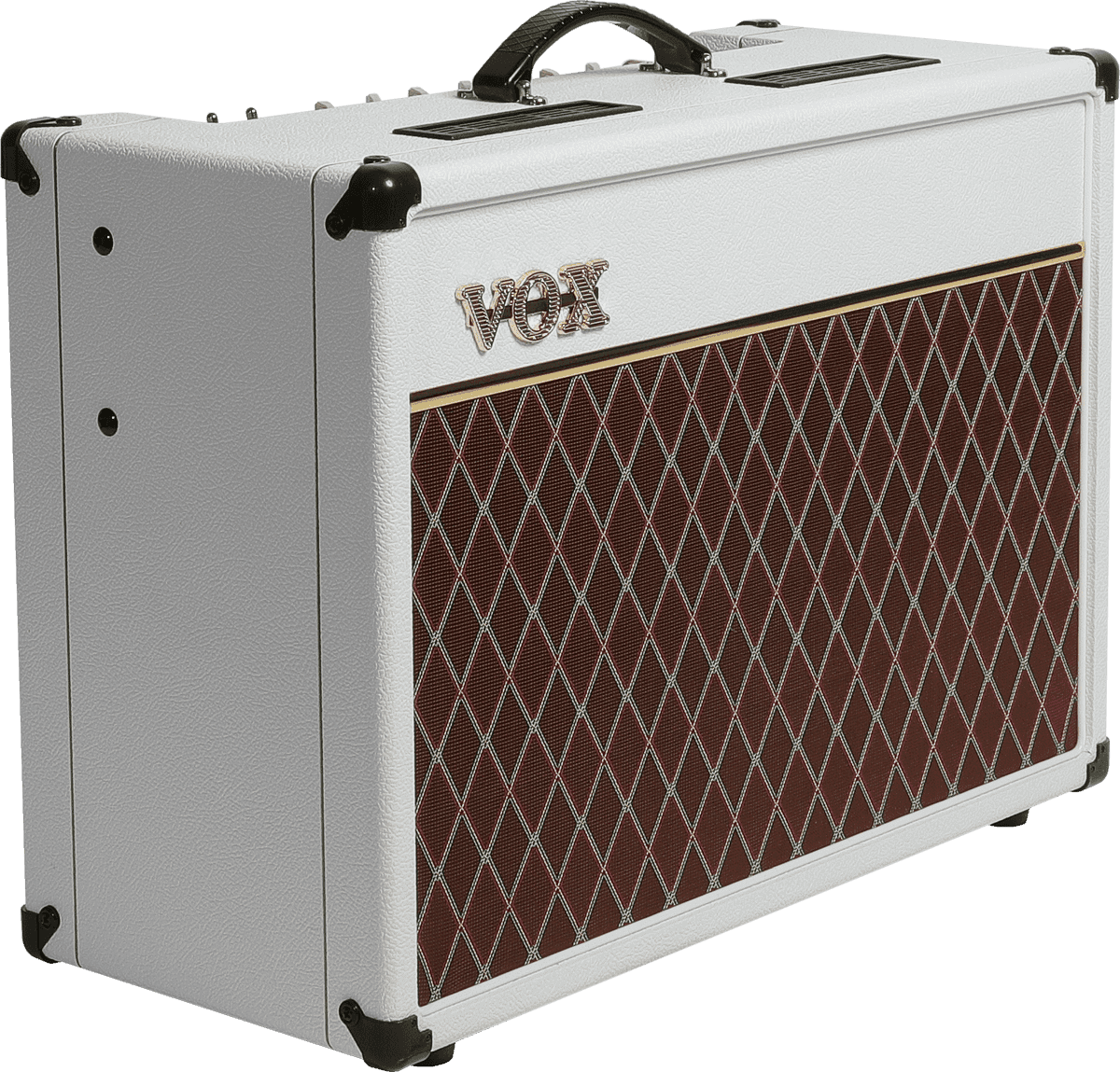 Vox Ac15c1-wb Ltd 15w 1x12 White Bronco - Ampli Guitare Électrique Combo - Variation 1