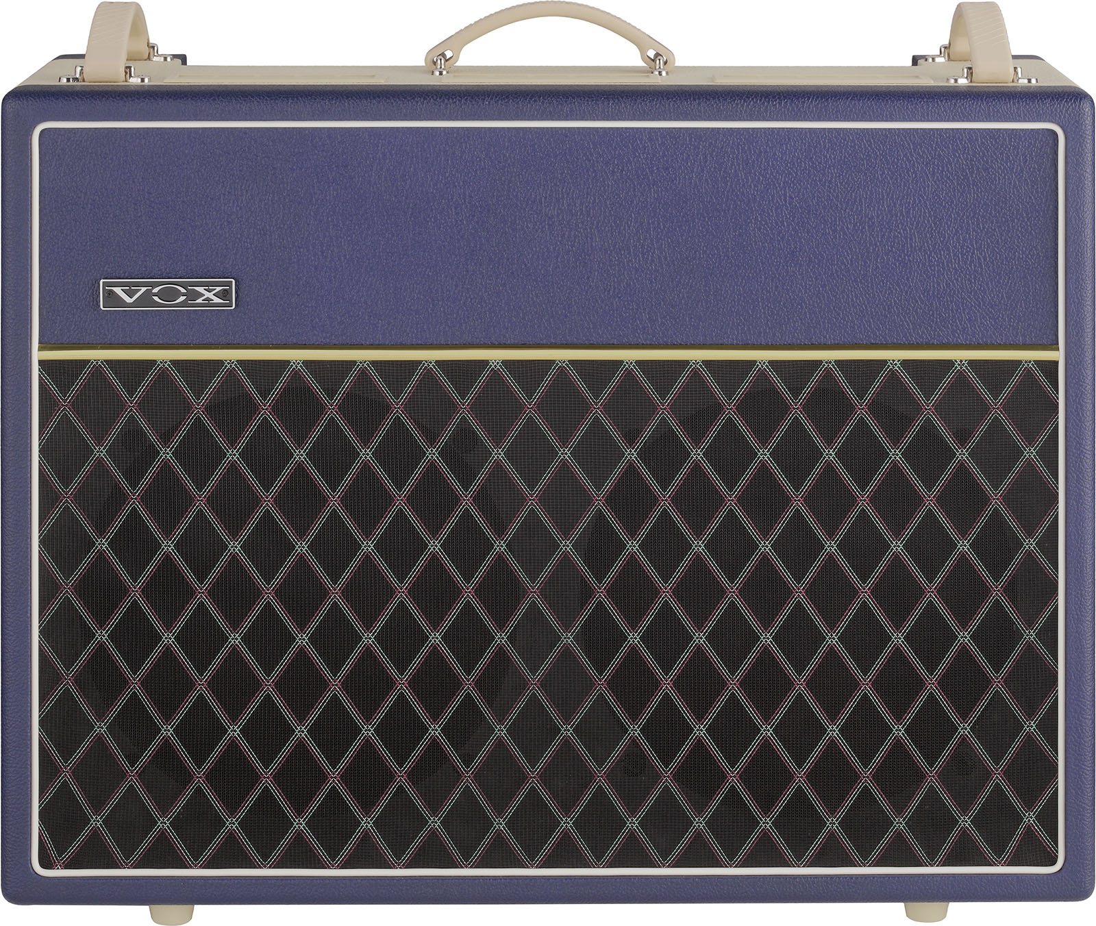 Vox Ac30c2 Ttbc All Tube Ltd 1x12 30w Two-tone Blue & Cream - Ampli Guitare Électrique Combo - Variation 1