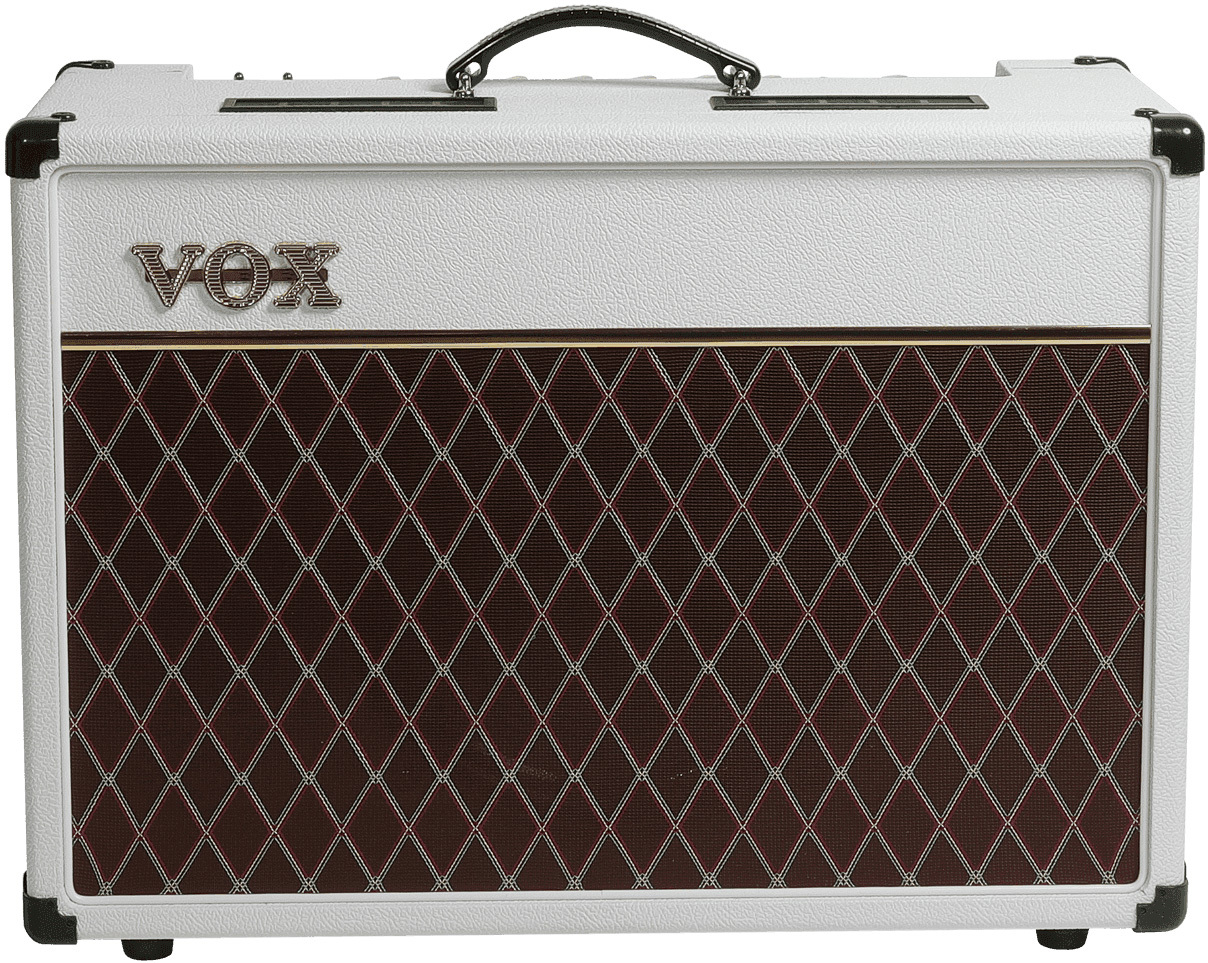 Vox Ac15c1-wb Ltd 15w 1x12 White Bronco - Ampli Guitare Électrique Combo - Main picture