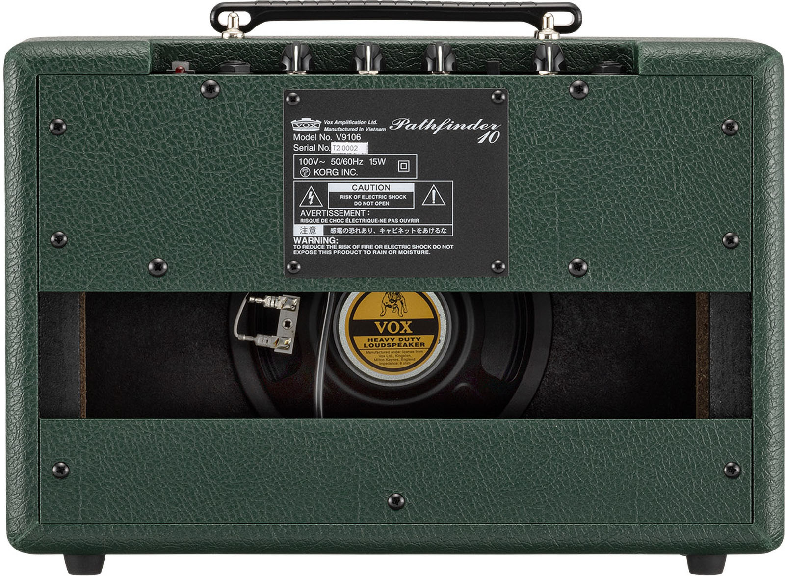 Vox Pathfinder 10w British Racing Green - Ampli Guitare Électrique Combo - Variation 4